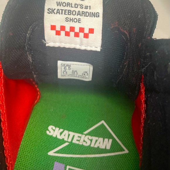 Vans x Skateistan SK8-HI limited edition Men’s size 6.5 - Picture 8 of 12